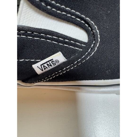 Vans Classic Black Slip On Canvas Skate Loafer Shoes Sz 9.5M/Womens 11 Casual - Picture 2 of 7